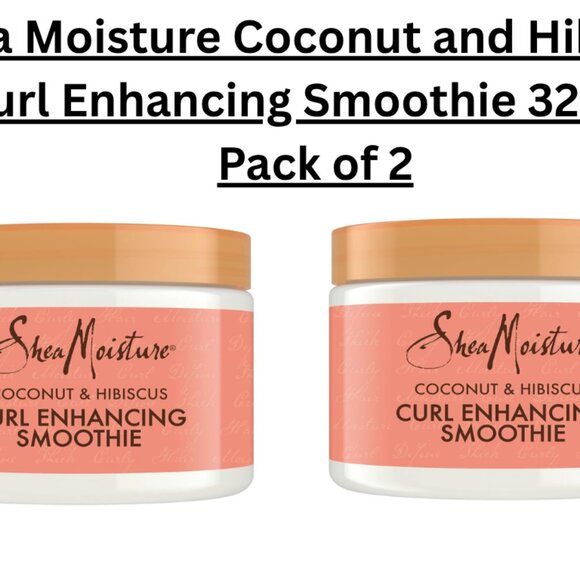 NEW - Shea Moisture Coconut and Hibiscus  Curl Enhancing Smoothie 326m:  Pack of - Picture 1 of 1